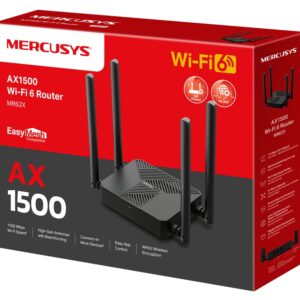 MERCUSYS MR62X WIFI6 AX1500 DUAL BAND GIGABIT