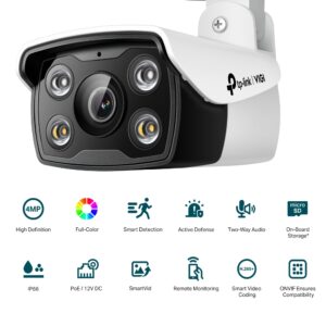 TP-LINK VIGI C340 IP 4MP FULLCOLOR POE